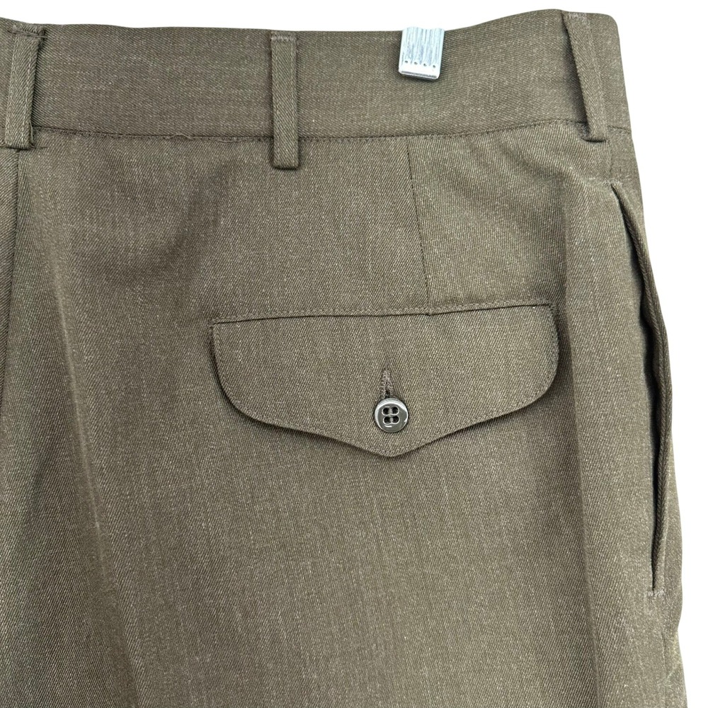 Y2K USMC DSCP Marine Corps Green Poly Wool Trousers Pants Mens 33x31 Uniform 00s